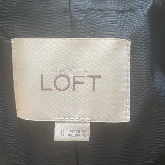 Loft Cream/Navy Striped Blazer - Picture 4 of 4